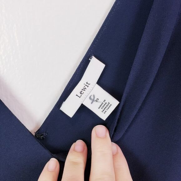 Lewit V-Neckline Midi Dress - Picture 11 of 11